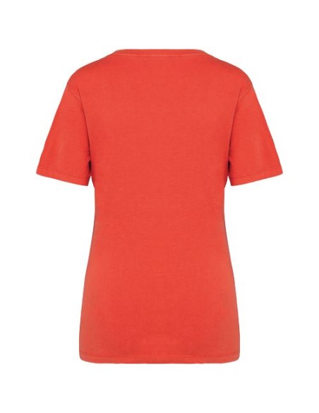 Camiseta ecorresponsable  efecto lavado mujer