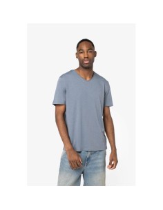 Camiseta ecorresponsable slub con bordes sin rematar hombre