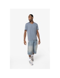 Camiseta ecorresponsable slub con bordes sin rematar hombre 2