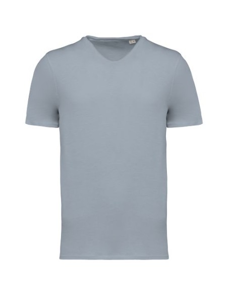Camiseta ecorresponsable slub con bordes sin rematar hombre