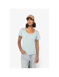 Camiseta ecorresponsable slub mujer