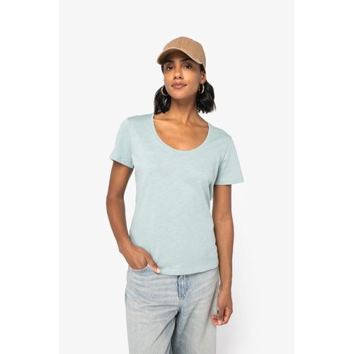 Camiseta ecorresponsable slub mujer