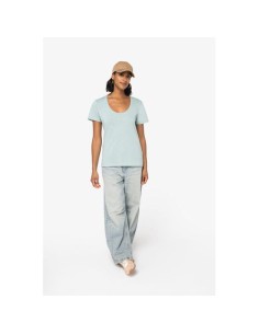 Camiseta ecorresponsable slub mujer 2