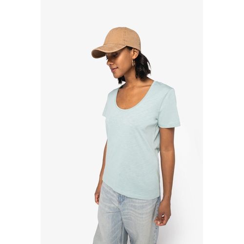 Camiseta ecorresponsable slub mujer