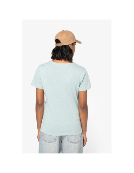 Camiseta ecorresponsable slub mujer