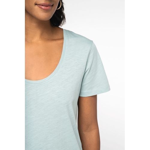 Camiseta ecorresponsable slub mujer