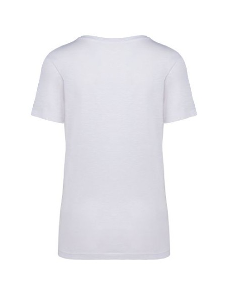 Camiseta ecorresponsable slub mujer