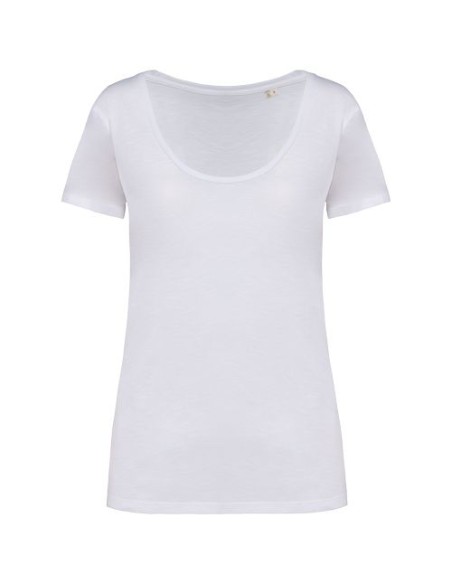 Camiseta ecorresponsable slub mujer