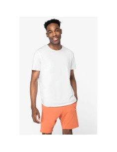 Camiseta con dobladillo redondeado hombre