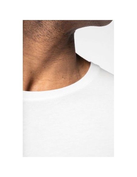 Camiseta con dobladillo redondeado hombre