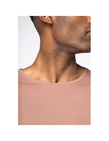 Camiseta ecorresponsable efecto lavado de manga larga unisex