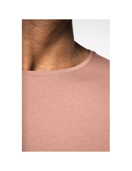 Camiseta ecorresponsable efecto lavado de manga larga unisex