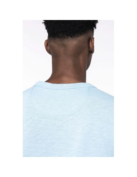 Sudadera ecorresponsable de cuello redondo efecto lavado French Terry unisex