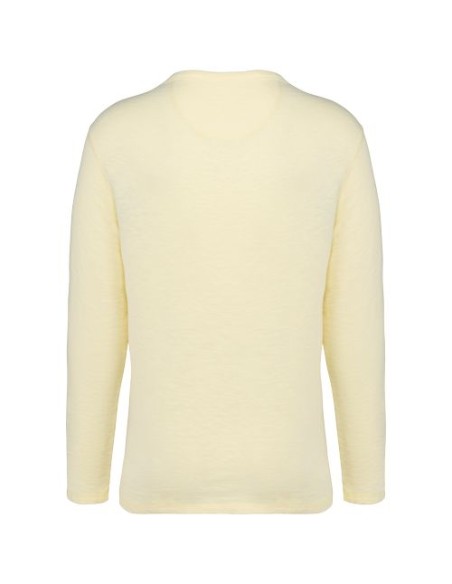 Sudadera ecorresponsable de cuello redondo efecto lavado French Terry unisex