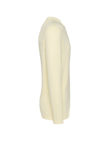 Sudadera ecorresponsable de cuello redondo efecto lavado French Terry unisex