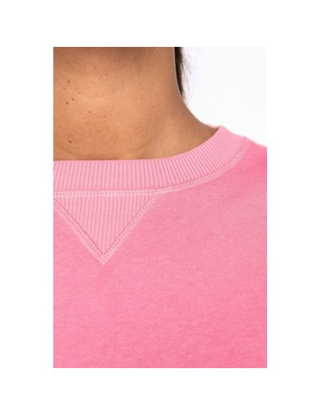 Sudadera ecorresponsable hombros caídos mujer