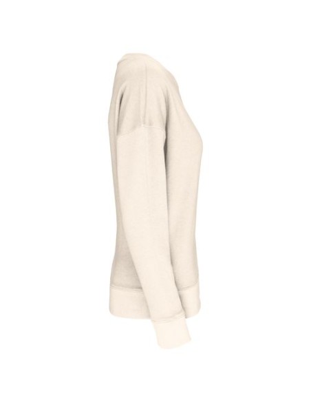 Sudadera ecorresponsable hombros caídos mujer