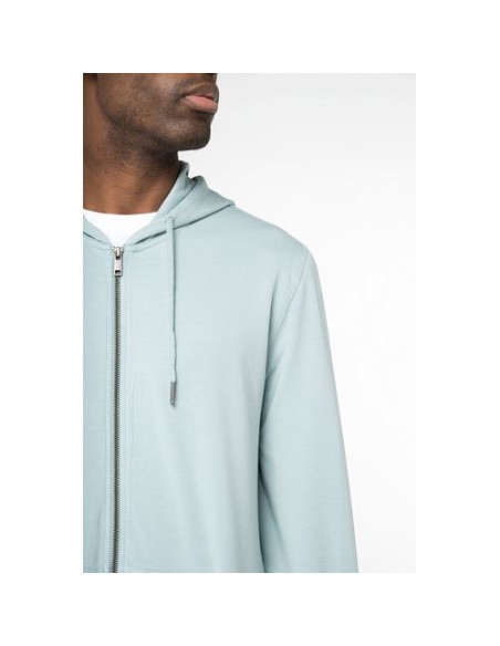 Sudadera con capucha y cremallera hombre