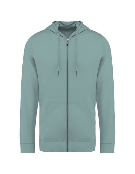 Sudadera con capucha y cremallera hombre