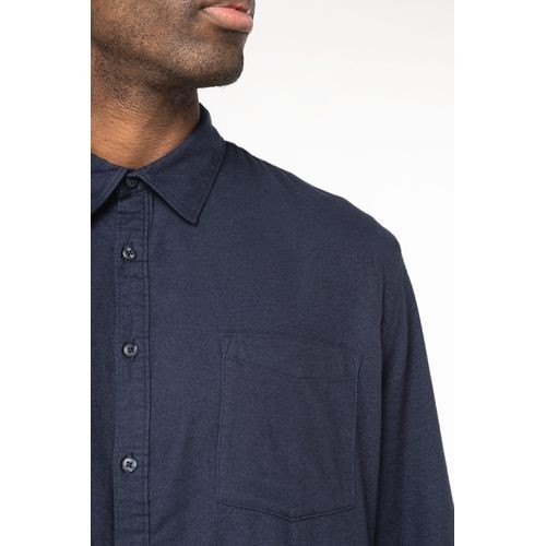 Camisa ecorresponsable de franela hombre