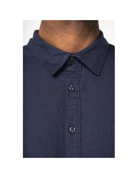 Camisa ecorresponsable de franela hombre