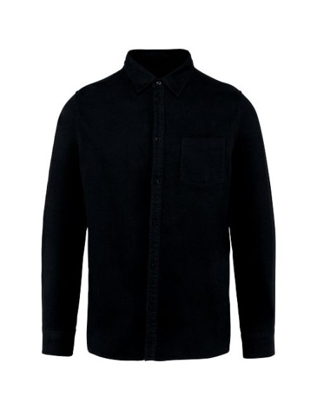 Camisa ecorresponsable de franela hombre