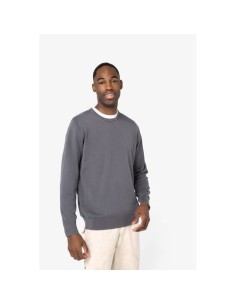 Jersey ecorresponsable efecto lavado cuello redondo hombre