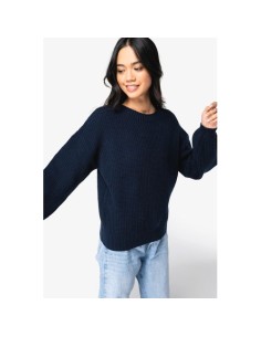 Jersey ecorresponsable de lana merina mujer