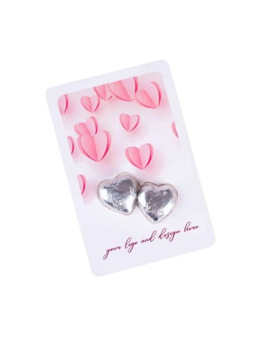 SURTIDO DE chocolates PROMO CARD dos corazones