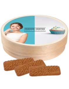 WOODEN BOX con DES GALLETAS especiadas 70 G