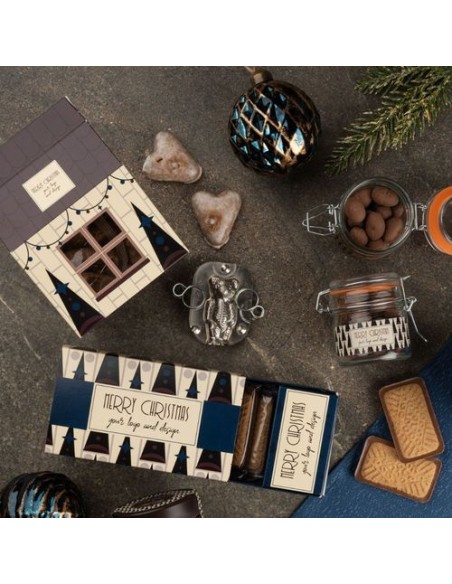 Pan de jengibre con LOGO CASA DE NAVIDAD