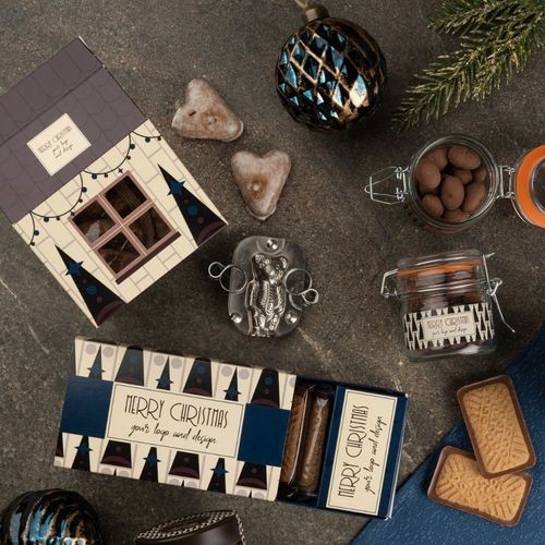 Pan de jengibre con LOGO CASA DE NAVIDAD