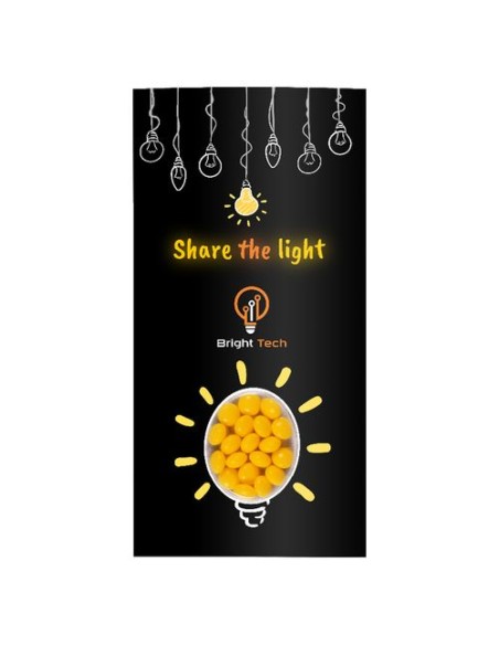 caramelos pequeños PUSH THE BUTTON en forma de OVALE