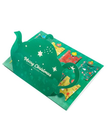 calendario de adviento con té