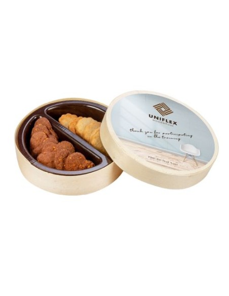 WOODEN BOX con galletas de mantequilla 60 G