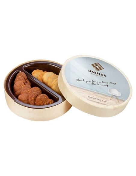 WOODEN BOX con galletas de mantequilla 60 G