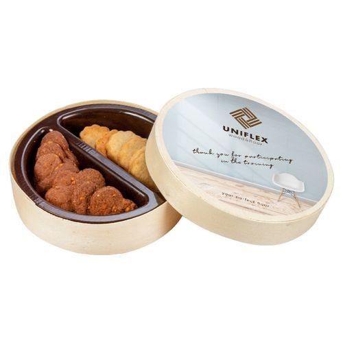 WOODEN BOX con galletas de...