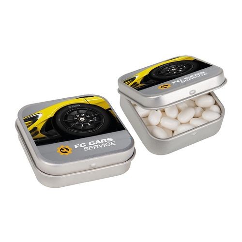 Caramelo publicitario caja cuadrada