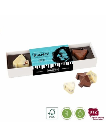 arándanos y nueces EN chocolate 4 piezas