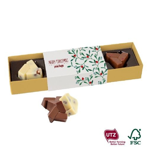 arándanos y nueces EN chocolate 4 piezas