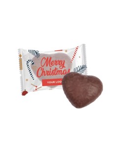 PAN DE JENGIBRE CON LOGO RECUBIERTO DE chocolate