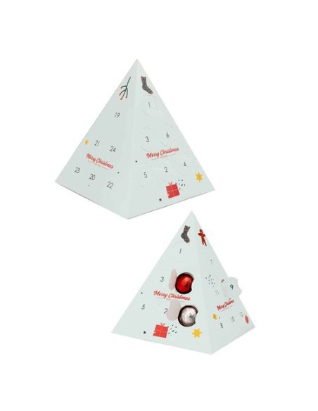 calendario de adviento pirámide