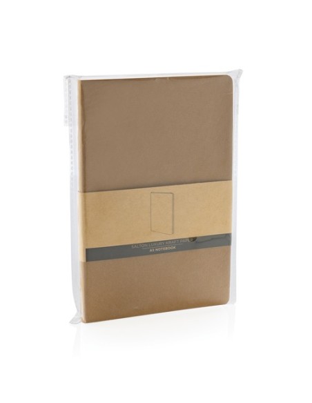 Cuaderno de papel kraft de lujo Salton A5