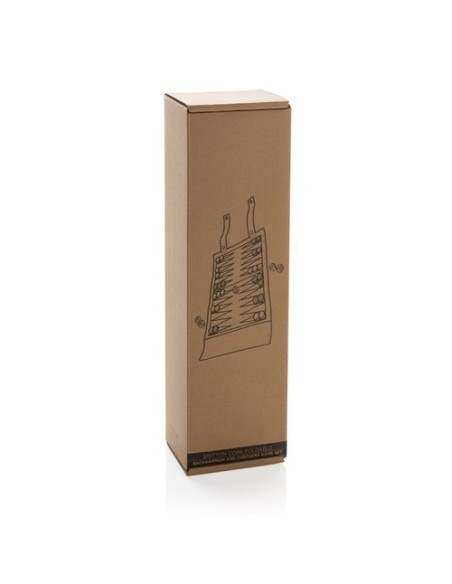 Set juegos backgammon y damas plegable Britton de corcho