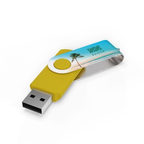 USB Stick Twister Yellow 2 GB Premium