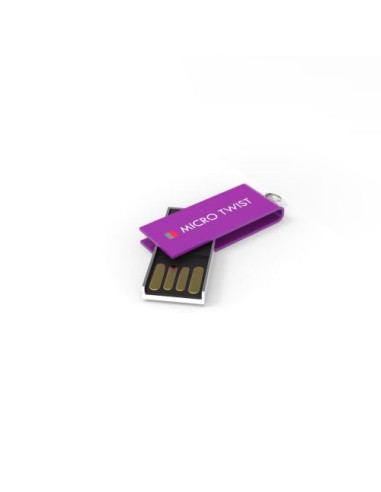 USB Stick Micro Twist Fuchsia 2 GB Basic