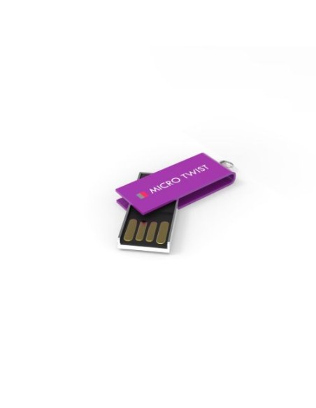 USB Stick Micro Twist Fuchsia 4 GB Premium