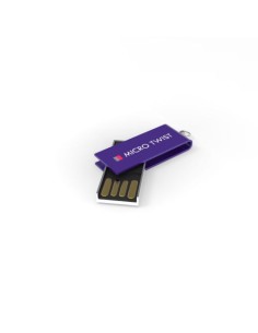 USB Stick Micro Twist Purple 2 GB Premium
