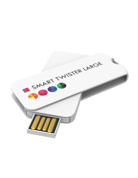 USB Stick Smart Twister Large White 2 GB Basic