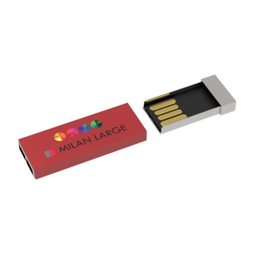 USB Stick Milan Large Red 4 GB Premium